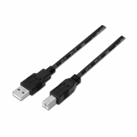 AISENS CABLE USB 2.0 TIPO A/M-B/M 1.8M