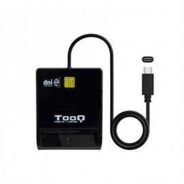 LECTOR DE DNI TOOQ TQR-211B/ USB TIPO-C/ NEGRO