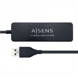 HUB USB 2.0 AISENS A104-0402/ 4XUSB