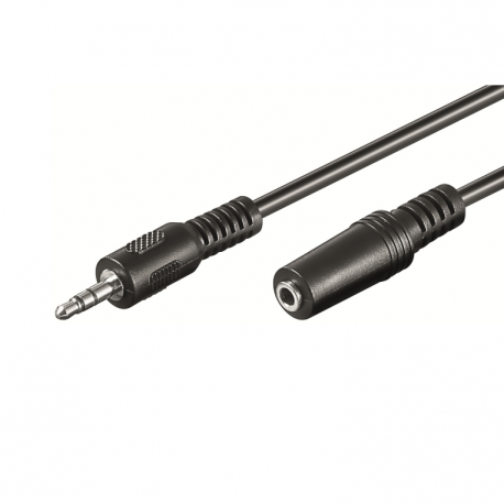 EWENT CABLE AUDIO ESTEREO 3,5MM/M Y 3,5MM/H -3MT
