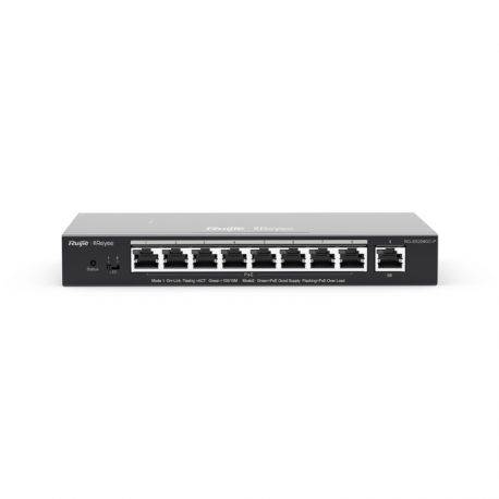 REYEE ES209GC-P SWITCH 9XGBE (8 POE/POE+) 120W