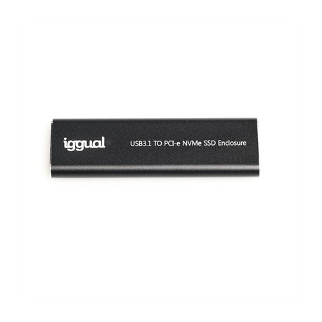 IGGUAL CAJA EXTERNA USB-C 3.1 SSD M.2 NVME Y SATA