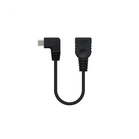 NANOCABLE CABLE USB 2.0 OTG TIPO MICRO B/M-A/H15CM