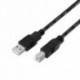 AISENS CABLE USB 2.0 TIPO A/M-B/M 1.8M