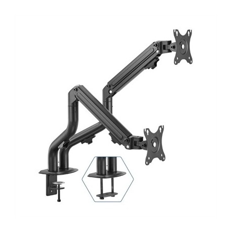 IGGUAL SPMP02 SOPORTE PINZA 2 MONITORES 17"-32"PRO