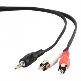 GEMBIRD CABLE AUDIO 3.5MM(M) A 2 RCA(M) 2.5 MTS