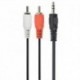 GEMBIRD CABLE AUDIO MJACK RCA M/M 5 MTS
