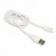IGGUAL CABLE USB-A/LIGHTNING 100 CM BLANCO