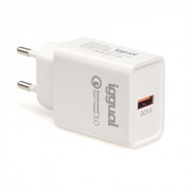 IGGUAL CARGADOR 1XUSB CARGA RAPIDA QC3.0 18W