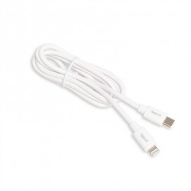 IGGUAL CABLE USB-C/LIGHTNING 100 CM BLANCO Q3.0 3A