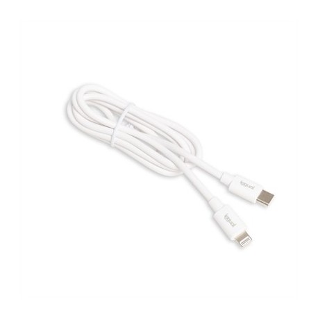 IGGUAL CABLE USB-C/LIGHTNING 100 CM BLANCO Q3.0 3A
