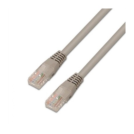 AISENS LATIGUILLO RJ45 CAT.6 UTP 1.0M GRIS COBRE