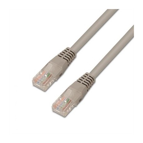 AISENS LATIGUILLO RJ45 CAT.6 UTP 50CM GRIS COBRE