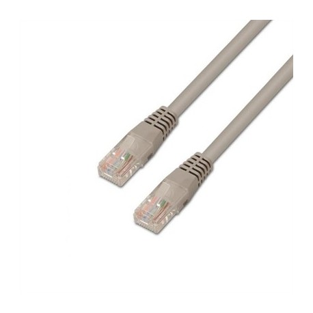 AISENS LATIGUILLO RJ45 CAT.5E UTP AWG24 GRIS 1.0M