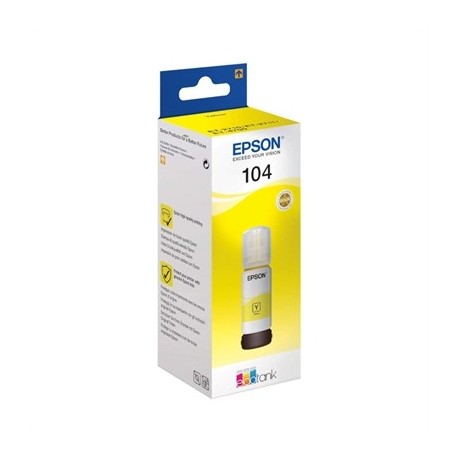 EPSON BOTELLA TINTA ECOTANK 104 AMARILLO