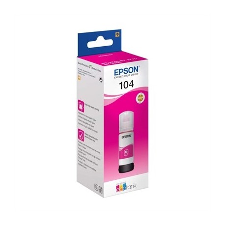 EPSON BOTELLA TINTA ECOTANK 104 MAGENTA