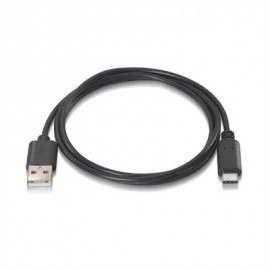 AISENS CABLE USB 2.0 3A USB-C/M-A/M NEGRO 1.0M