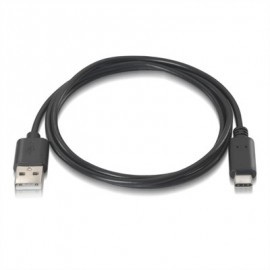 CABLE AISENS USB 2.0 3A TIPO USB-C M-A M NEGRO 2.0M