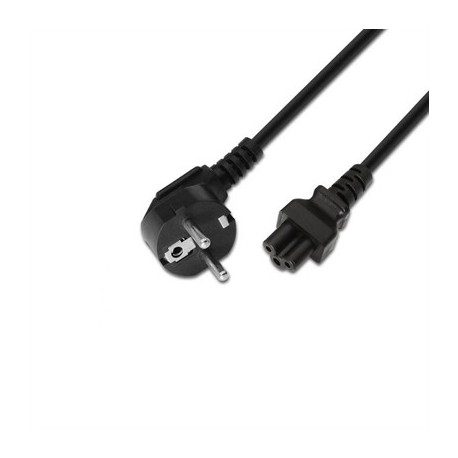 AISENS ALIMENTACION TREBOL CEE7/M-C5/H NEGRO 1.5M