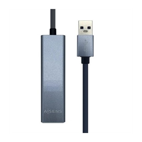 AISENS CONVERSOR USB 3.0 ETHERNET + 3 USB3.0 GRIS