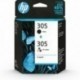 HP CARTUCHO MULTIPACK 305 NEGRO+COLOR