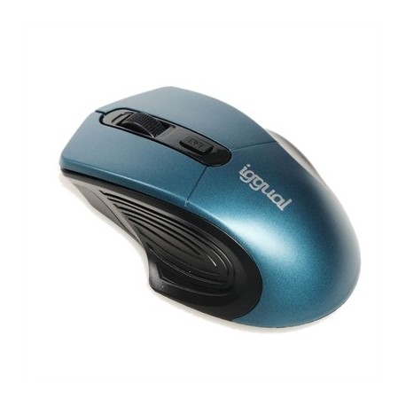 IGGUAL RATON INALAMBRICO ERGONOMIC-L-1600DPI AZUL