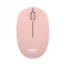 NILOX RATON WIRELESS, 1000 DPI, 3 BOTONES, ROSA