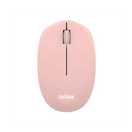 NILOX RATON WIRELESS, 1000 DPI, 3 BOTONES, ROSA
