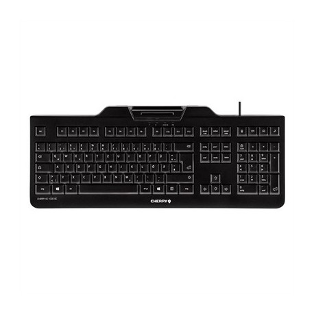 CHERRY TECLADO+LECTOR CHIP INTEGRADO (DNIE) NEGRO