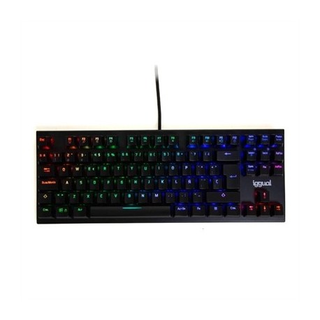 IGGUAL TECLADO GAMING TKL MECANICO ONYX RGB NEGRO