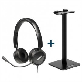IGGUAL KIT AURICULARES DUAL TECH + SOPORTE SA22