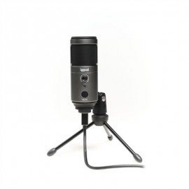 IGGUAL MICROFONO CONDENSADOR PODCASTING PRO GRIS