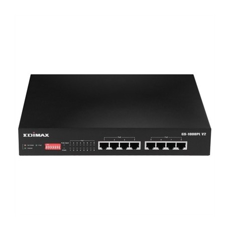 EDIMAX GS-1008PL V2 SWITCH 8XGBE POE+