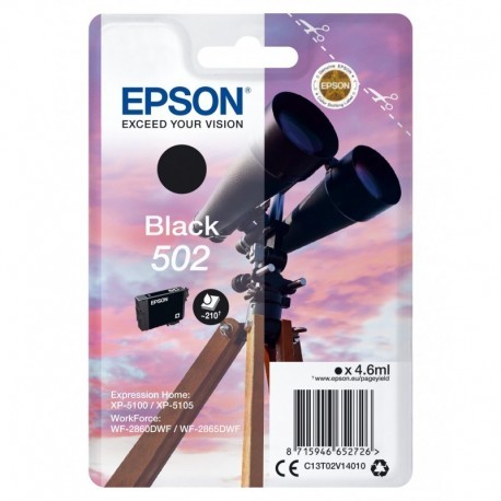 EPSON CARTUCHO 502 NEGRO
