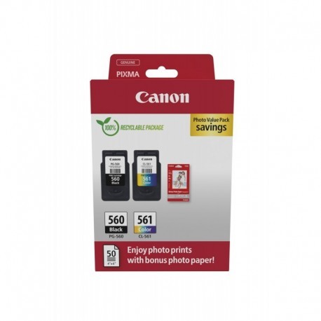 CANON CARTUCHO MULTIPACK PG-560 /CLI-561+ PAPEL FO