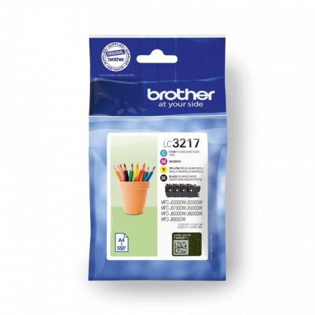BROTHER CARTUCHO MULTIPACK LC3217VAL