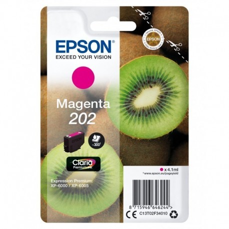 EPSON SINGLEPACK MAGENTA 202 CLARIA PREMIUM INK