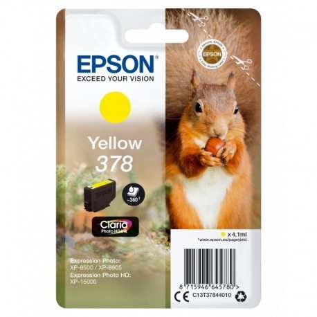 EPSON SINGLEPACK YELLOW 378 CLARIA PHOTO HD INK