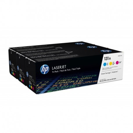 HP N.131A PACK 3 TONER CIAN/MAGENTA/AMARILLO