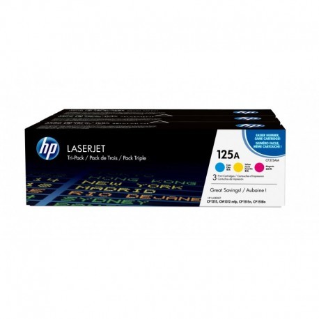 HP CP1515N TONER 125A PACK 3 COLORES CYM