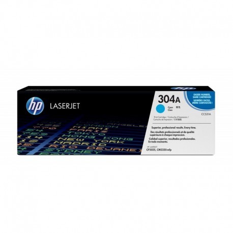 HP LASERJET COLOR CP2025,CM2320 TONER CIAN 2.800 PAG. 304A