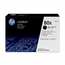 HP N.80X TONER NEGRO PACK 2