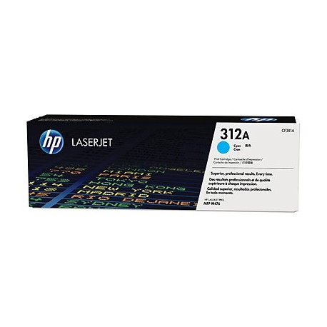 HP TONER LASERJET PRO MFP M476 CYAN.N.312A 2.700 PAGINAS