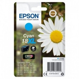 EPSON EXPRESSION HOME XP-102/205/215/305/405 CARTUCHO CIAN ALTA CAPACIDAD 18XL