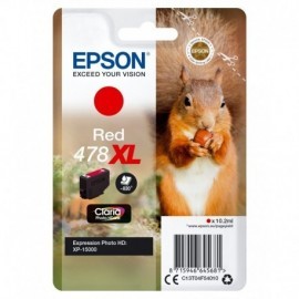 EPSON SINGLEPACK ROJO 478XL CLARIA PHOTO HD INK ARDILLA