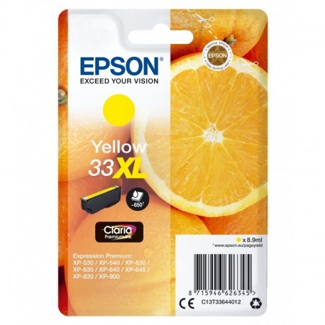 EPSON EXPRESSION HOME XP-530 CARTUCHO AMARILLO 33XL