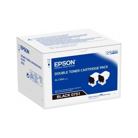 EPSON DOBLE PACK TONER NEGRO AL-C300