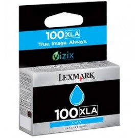 LEXMARK CARTUCHO INYECCION TINTA CIAN N.100 XLA VIZIX