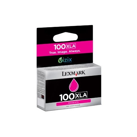 LEXMARK CARTUCHO INYECCION TINTA MAGENTA N.100 XLA VIZIX