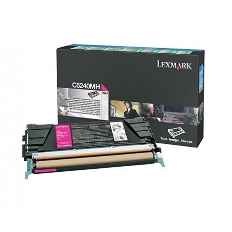 LEXMARK TONER C-524/532/534 RETORNABLE ALTO RENDIMIENTO MAGENTA
